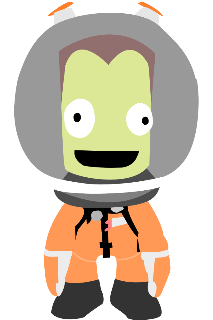 Kerbal Astronaut By Majorfish - Cartoon (687x1034)