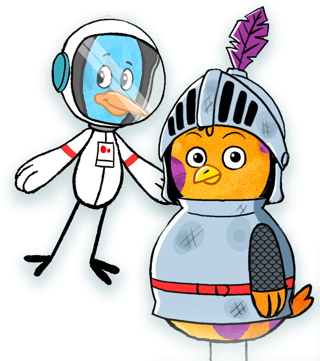 Squawk And Tweet - Cartoon (650x750)