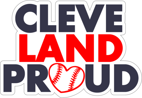 Cleveland Proud 5" Wide Indians Magnet - Cleveland Indians (480x332)
