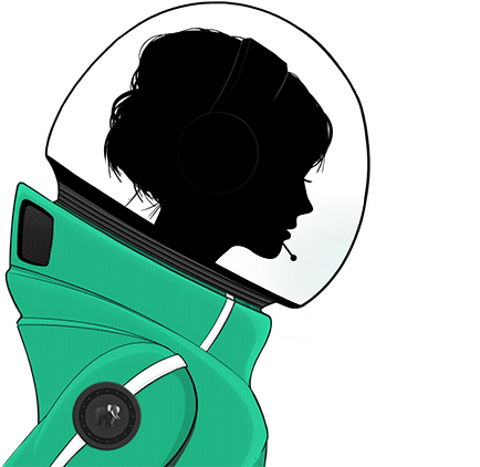 Astronaut Lady - Idea Evolver (480x421)