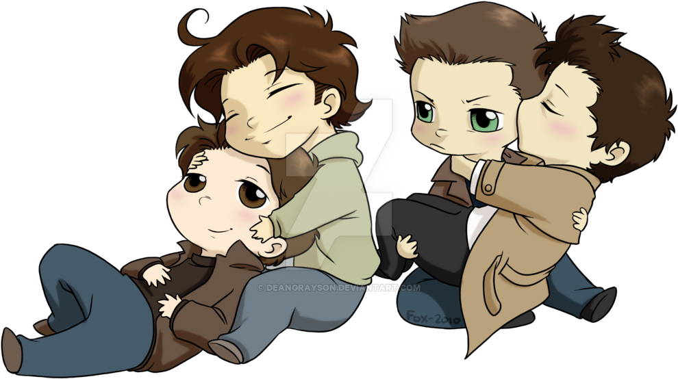 Supernatural Chibi Commission By Deangrayson - Supernatural Chibi (1024x597)