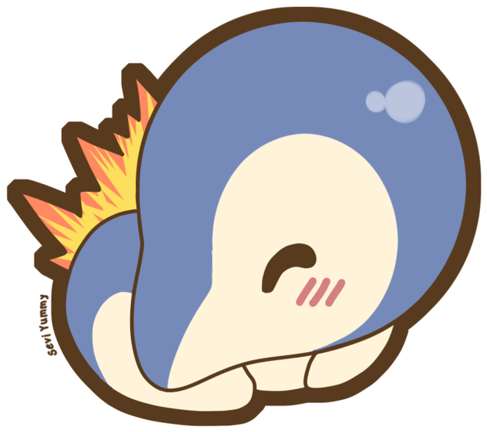 Pokemon Clipart Chibi - Pokemon Cyndaquil Chibi (800x800)