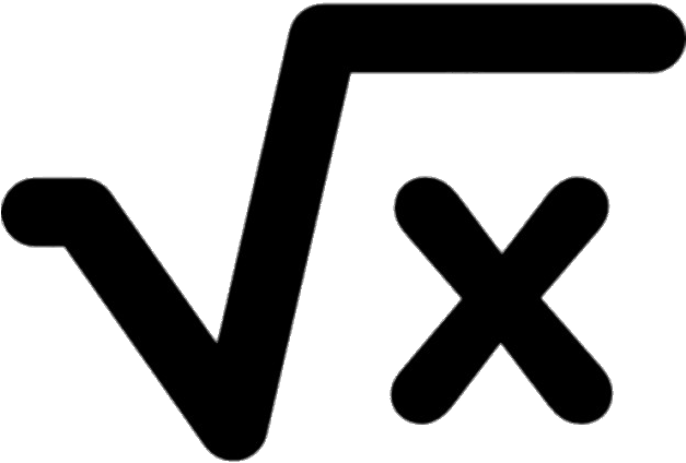 Square Root Of X Transparent Png - Square Root Image Transparent (626x626)