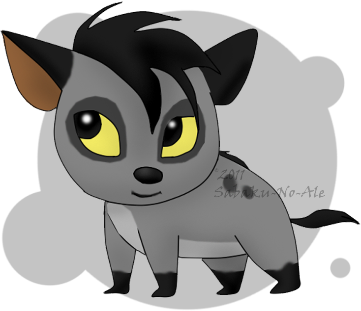 Hyenas From Lion King Hintergrund Called Chibi Shenzi - Lion King Baby Shenzi (900x745)