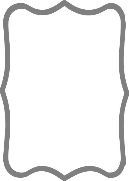 Gray Fancy Square Clip Art At Clker - Gray Fancy Square Clip Art At Clker (426x598)
