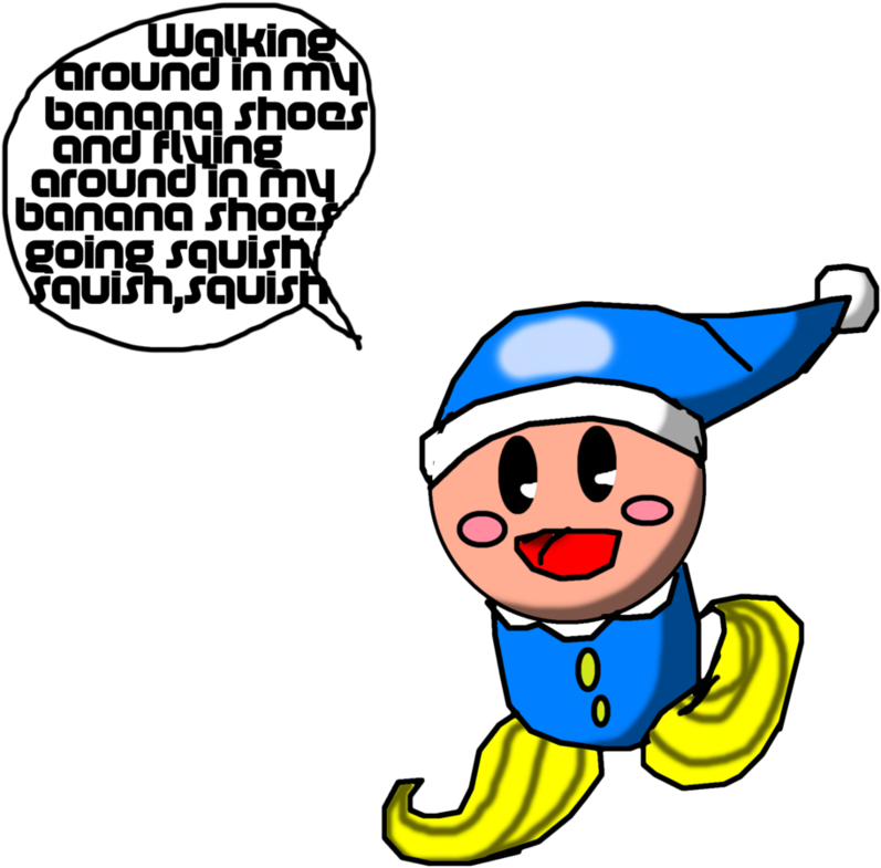 Banana Shoes By Crossovergamer - Cartoon (894x894)