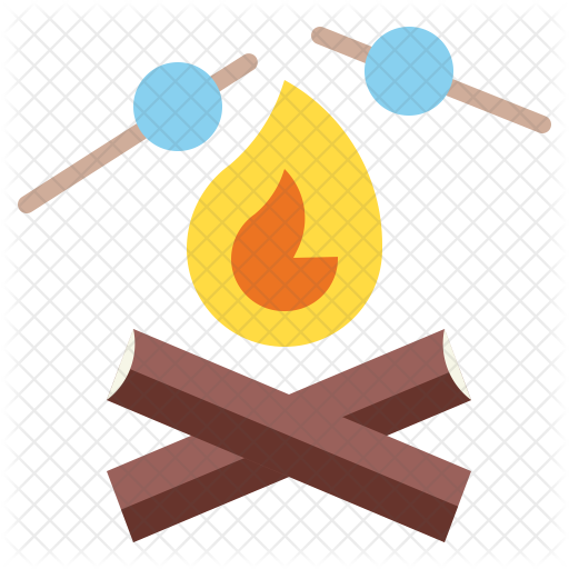 Campfire Icon - Graphic Design (512x512)