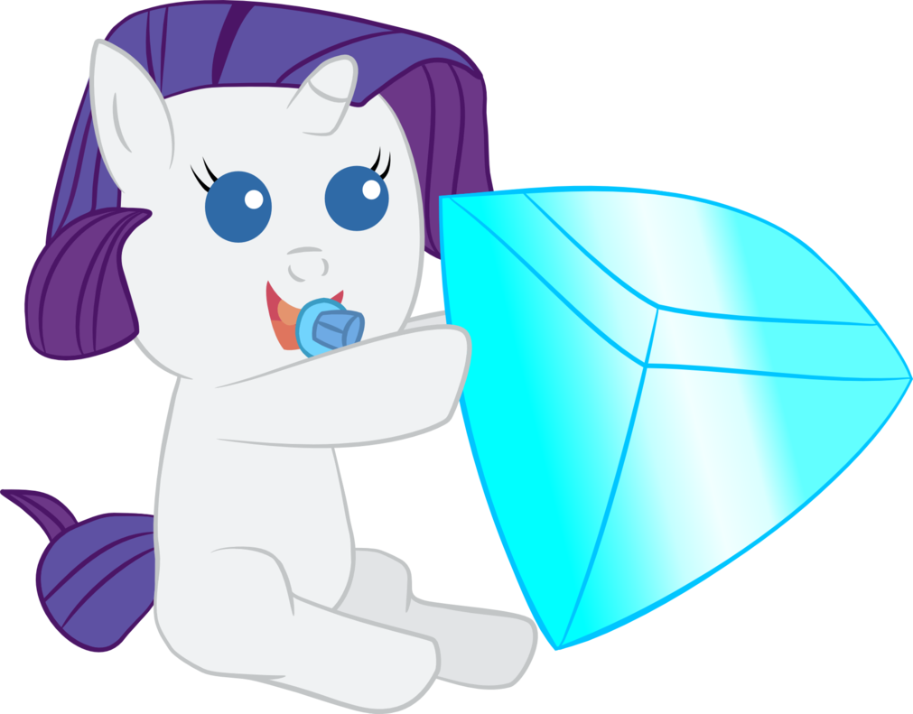 Baby Rarity With A Diamond By Mighty355 - Baby Twilight Sparkle Mighty 355 (1011x791)