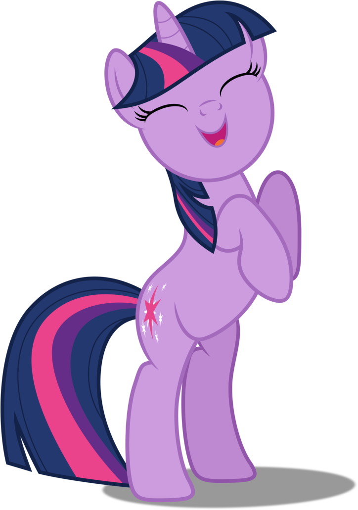 Vector - Twilight Sparkle Happy Vector (768x1040)