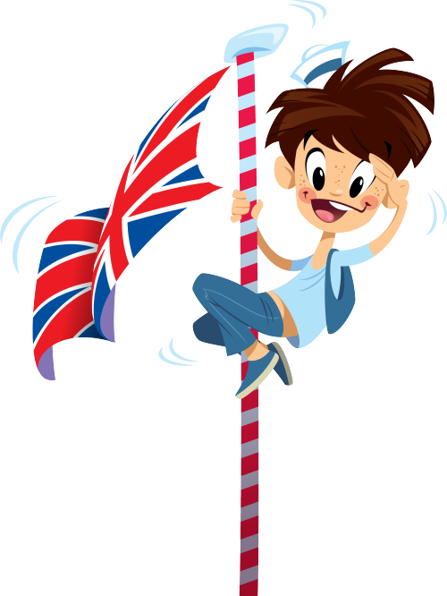 English Flag Clip Art - Banderas Animadas De Inglaterra (500x666)