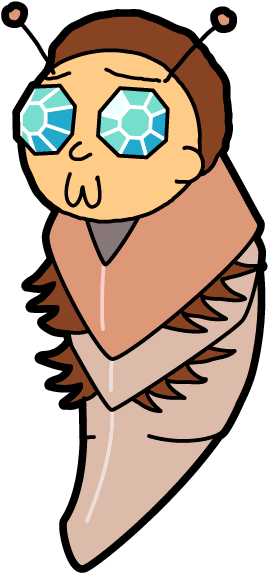 Diamond Eyes Morty - Pocket Mortys (300x650)