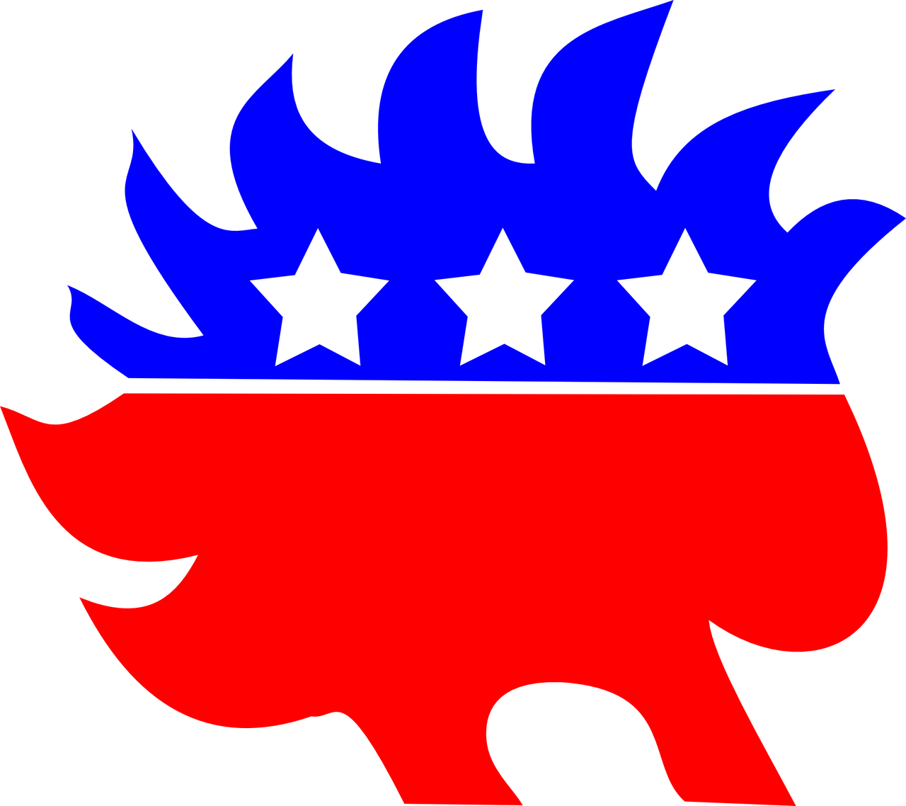 Porcupine Clipart Libertarian - Libertarian Logo (1280x1138)