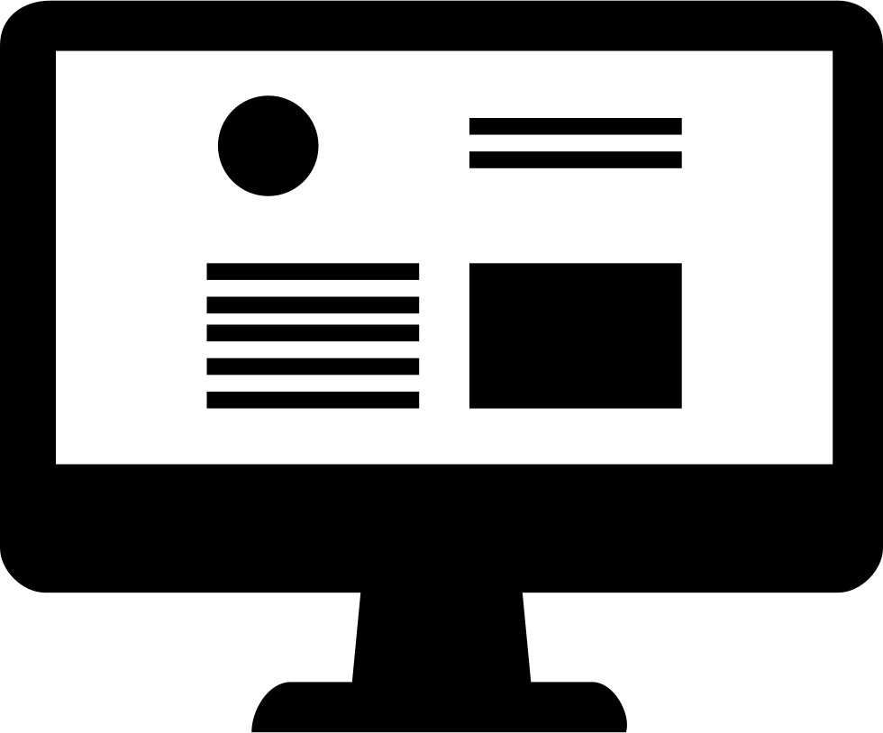 Computer, Layout, Paint Brush, Seo, Web Design, Web - Web Design Icon Png (980x814)