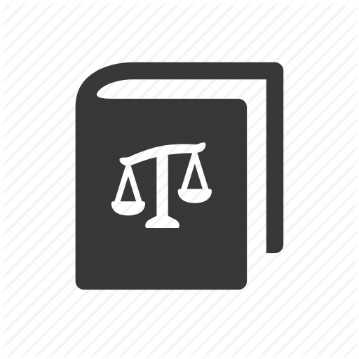 Law Book Icon - Book Of Law Icon (512x512)