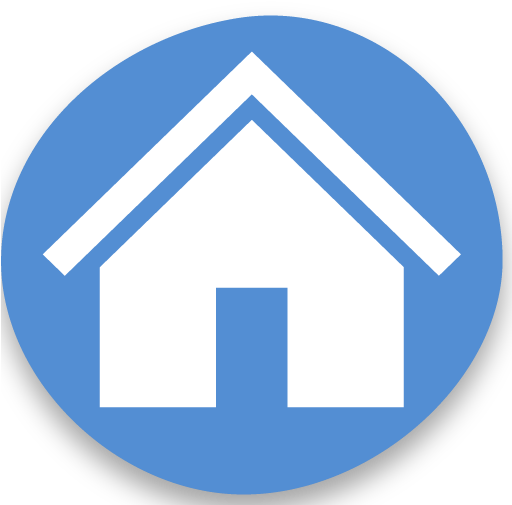 The New Tax Law And Mortgages - Round Blue Home Icons (511x511)