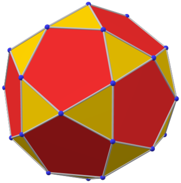 Icosidodecahedron - Polyhedron (360x365)