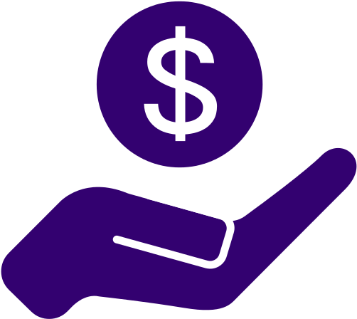 Tidy Your Digital Files And Brand Assets - Money Icon Purple (512x512)