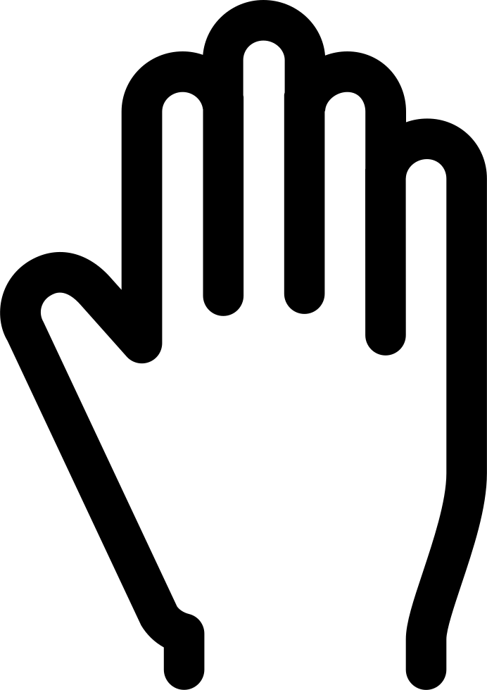 Hand Stop Comments - Scalable Vector Graphics (692x980)