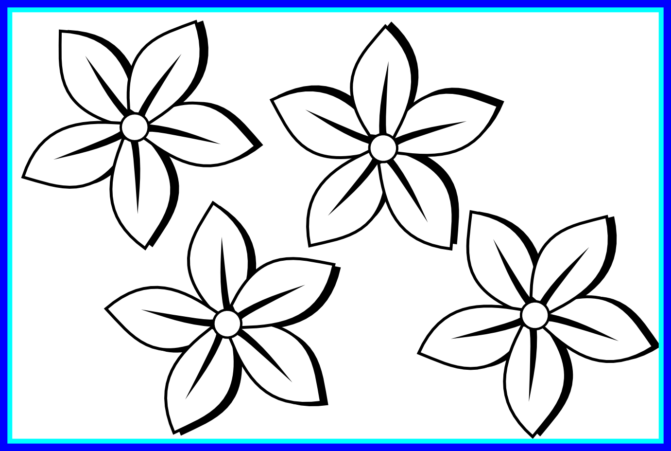 Unbelievable Clipartist Info Four Flora Black White - Flower Clipart Black And White (1381x927)