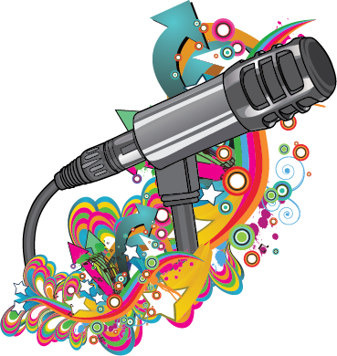 Ready - 3drose Db 115370 3 Singer Mondern Colorful Pop Art (369x390)