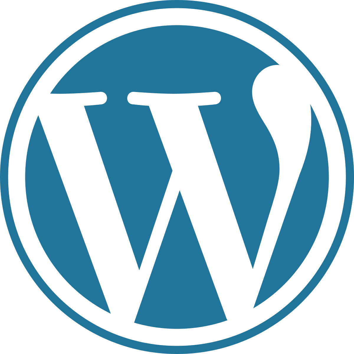 Automattic - Wordpress Blue Logo (1200x1200)