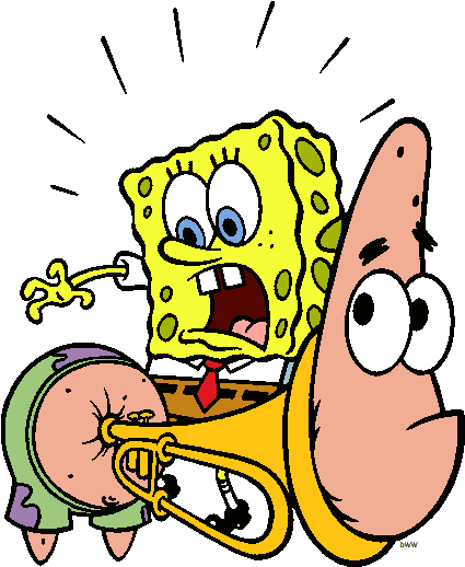 Spongebob Birthday Clipart - Funny Spongebob Clipart (427x535)