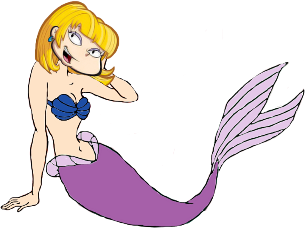 Angelica Pickles As A Mermaid By Darthranner83 - Angelica Pickles As Belle (1024x768)