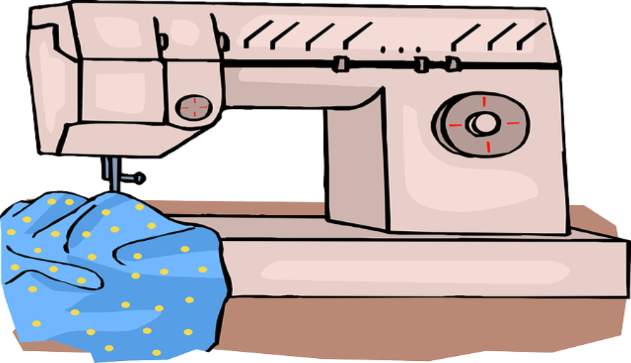 James Sewing Circle Open To Everyone - Sewing Machine Clip Art (897x517)