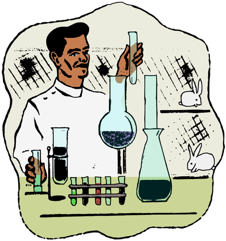 Scientist Drawing (464x500)