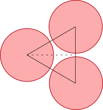 If The Balls Exactly Touched Then The Distance Between - Ball (342x368)