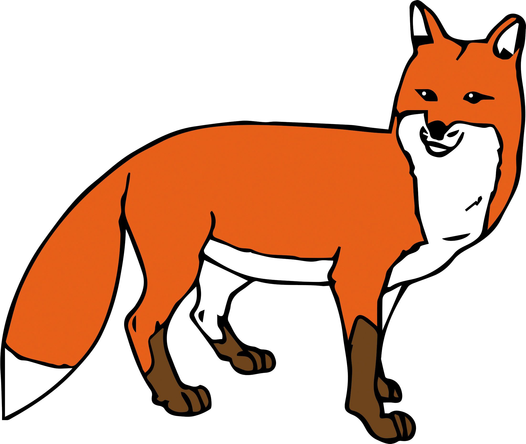 Eels Clipart Sea Lamprey - Fox From The Gingerbread Man (2205x1863)