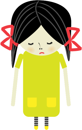 Explore Vector Graphics, Vector Art, And More - Sad Girl Need Clipart (394x565)