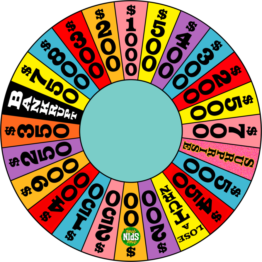 Sega Cd Wof - Wheel Of Fortune Wheel (1024x1024)