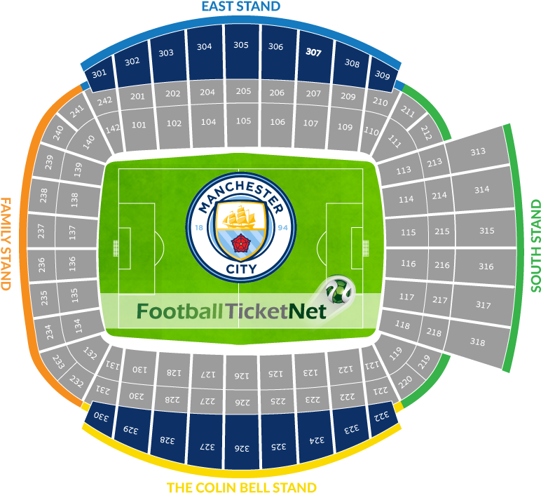 Manchester City Vs Manchester United Tickets - Etihad Stadium Seating Plan (923x721)