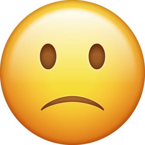 And So A Sad Face On A Message May Be An Indication - Emoji Shy (480x480)