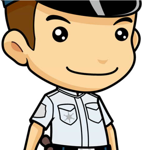Police Clipart Cute - Policeman Cartoon Png (640x480)