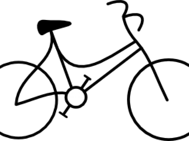 Drawn Bike Small Bike - Bicycle Clip Art Png (640x480)
