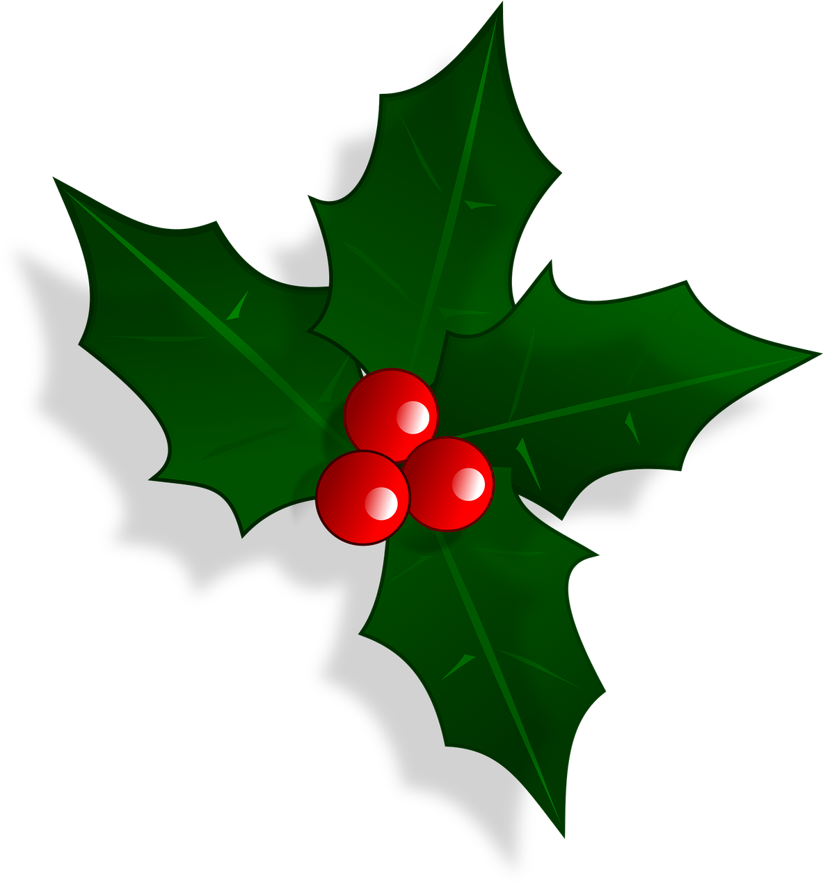 Christmas Holly-custom Drop Earrings (1191x1280)