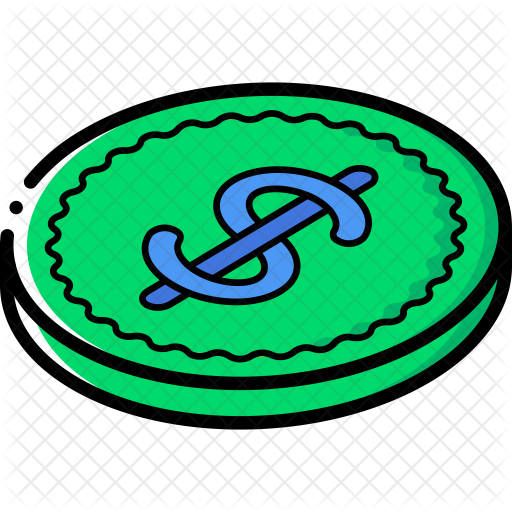 Dollar Coin Icon - Shopping (512x512)