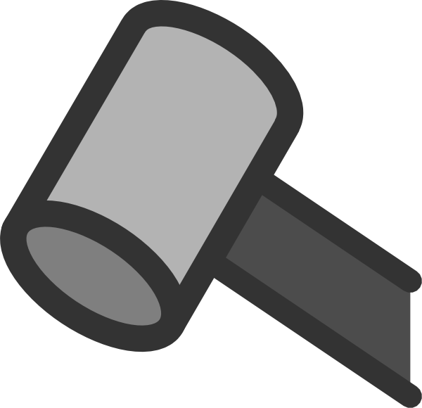 This Free Clip Arts Design Of Auction Png - Hammer (600x580)