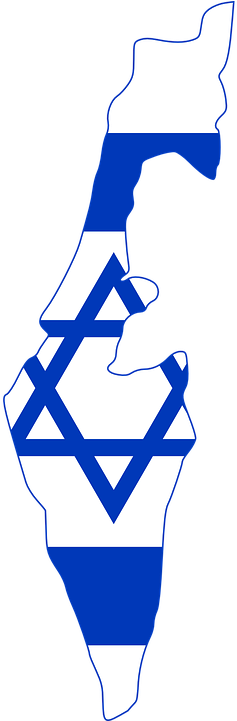 Cafepress Israel Flag And Map Puzzle (360x720)