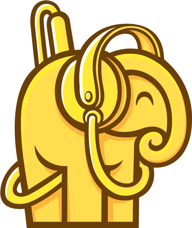 Huejly™ Listening Intently Elephant Design - Design (669x770)