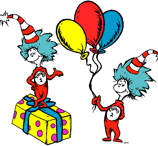 Dr Seuss Clip Art Fish Clipart Panda Free Clipart Images - Happy Birthday Dr Seuss (538x498)