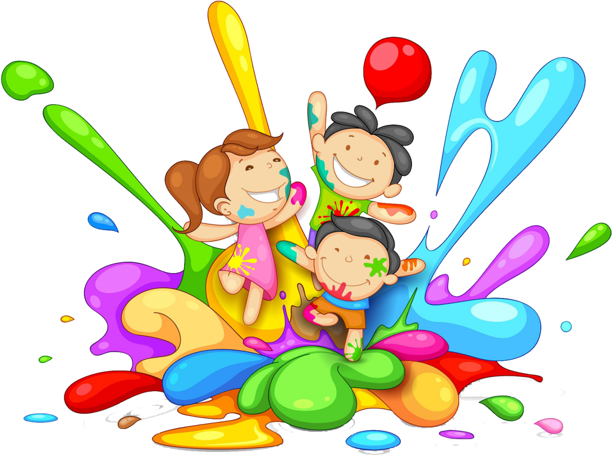 Desktop Wallpaper Child Clip Art - Happy Holi Animated Gif - (1500x938) Png  Clipart Download