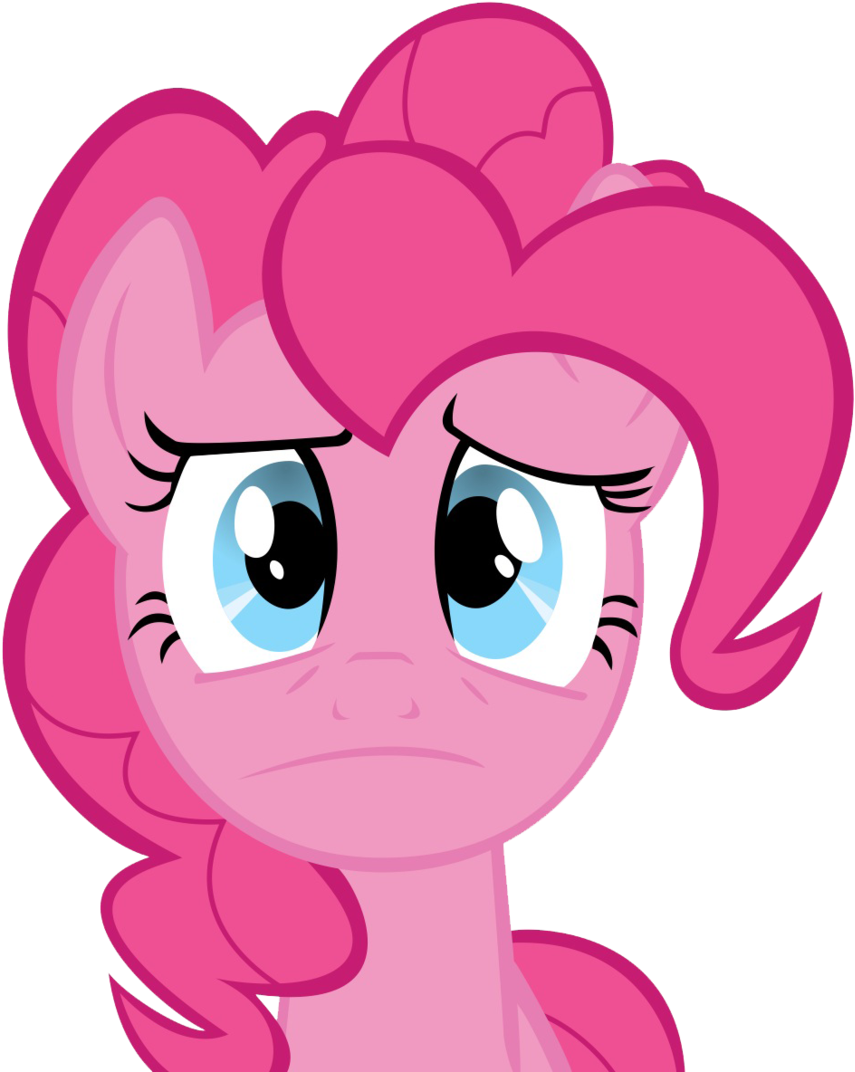 Pinkie Pie Pony Pink Face Red Nose Facial Expression - Horse (900x1081)