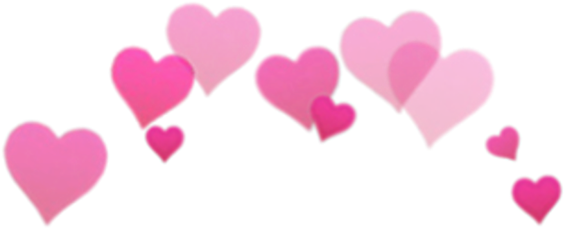 Snapchat Clipart Pink - Transparent Background Heart Crown Png (1024x1024)