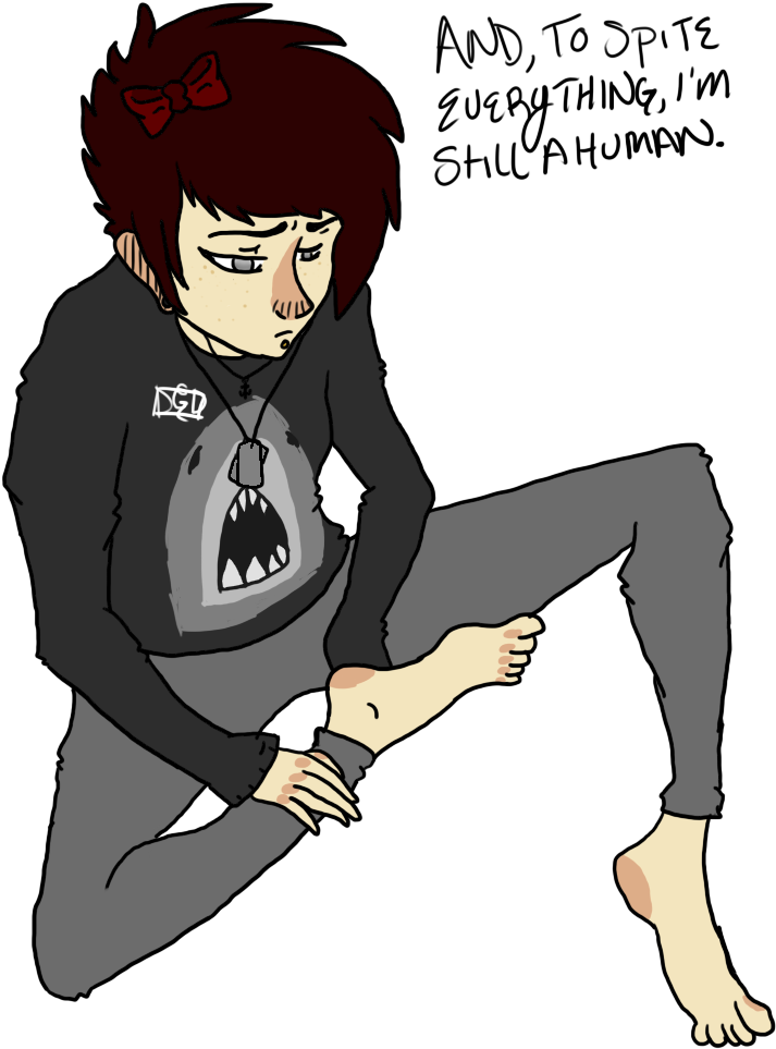 Like A Prison By Jackdaw-s - Cartoon (800x1014)