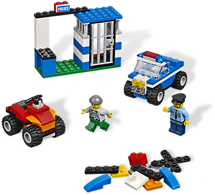 Build Action And Excitement With Cops And Robbers - Police Jail Lego Set (600x450)