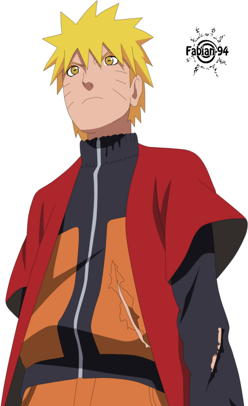 Naruto Uzumaki Sage Mode Render (900x1360)