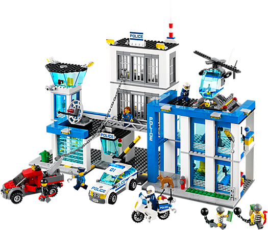 Lego Police Station - Lego City Police Station (600x450)